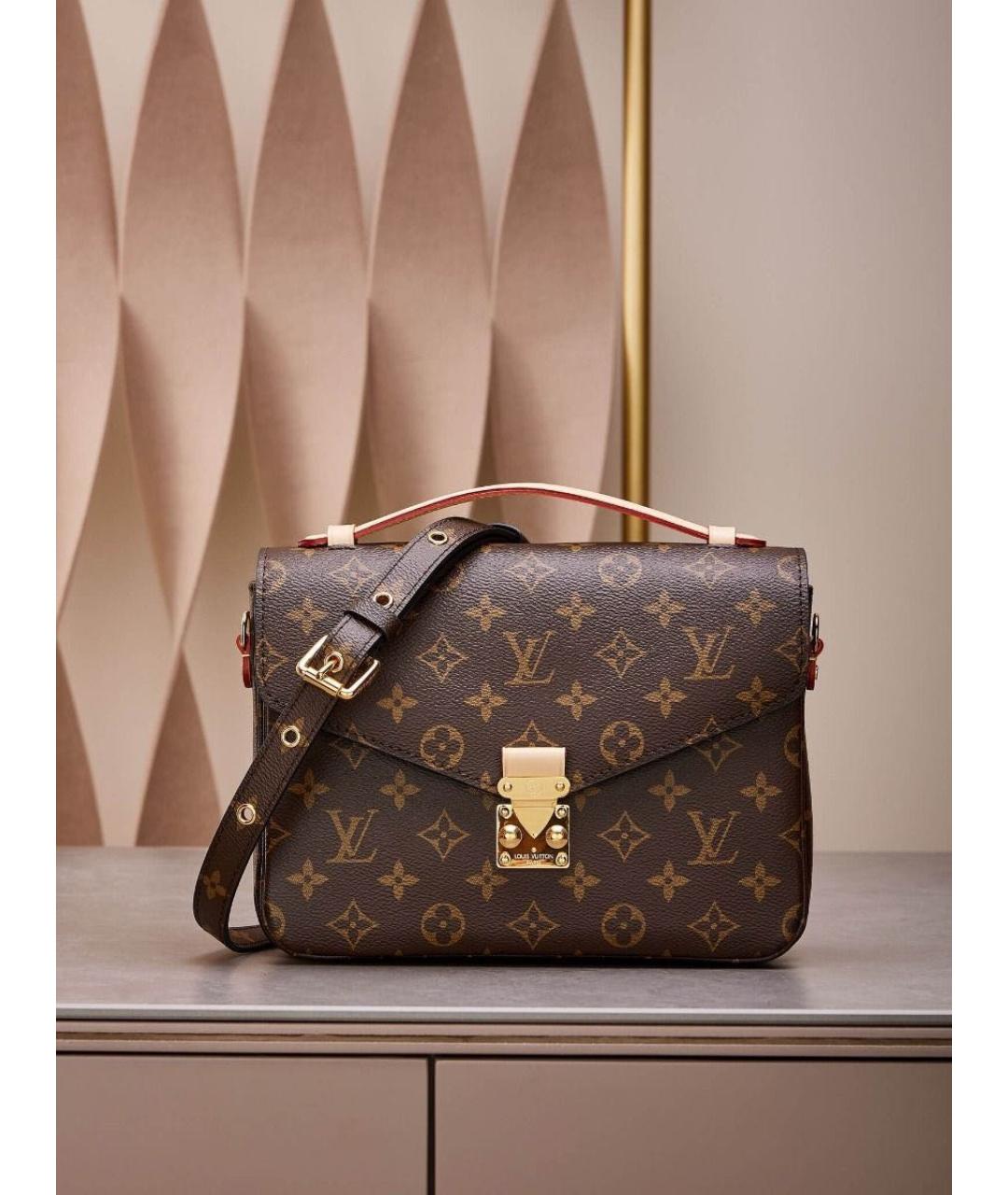 LOUIS VUITTON Коричневая сумка через плечо, фото 2