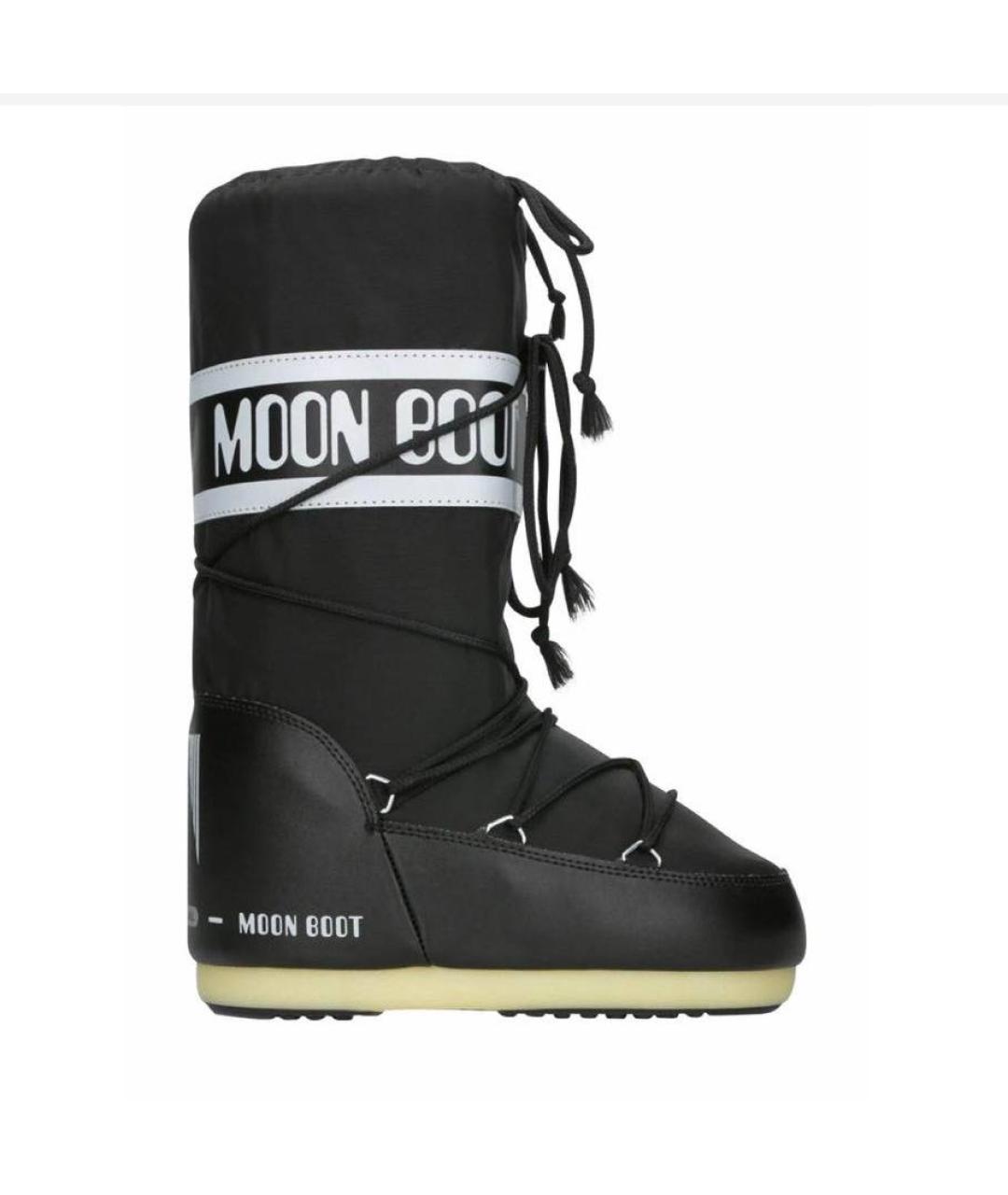 MOON BOOT Темно-синие высокие ботинки, фото 1