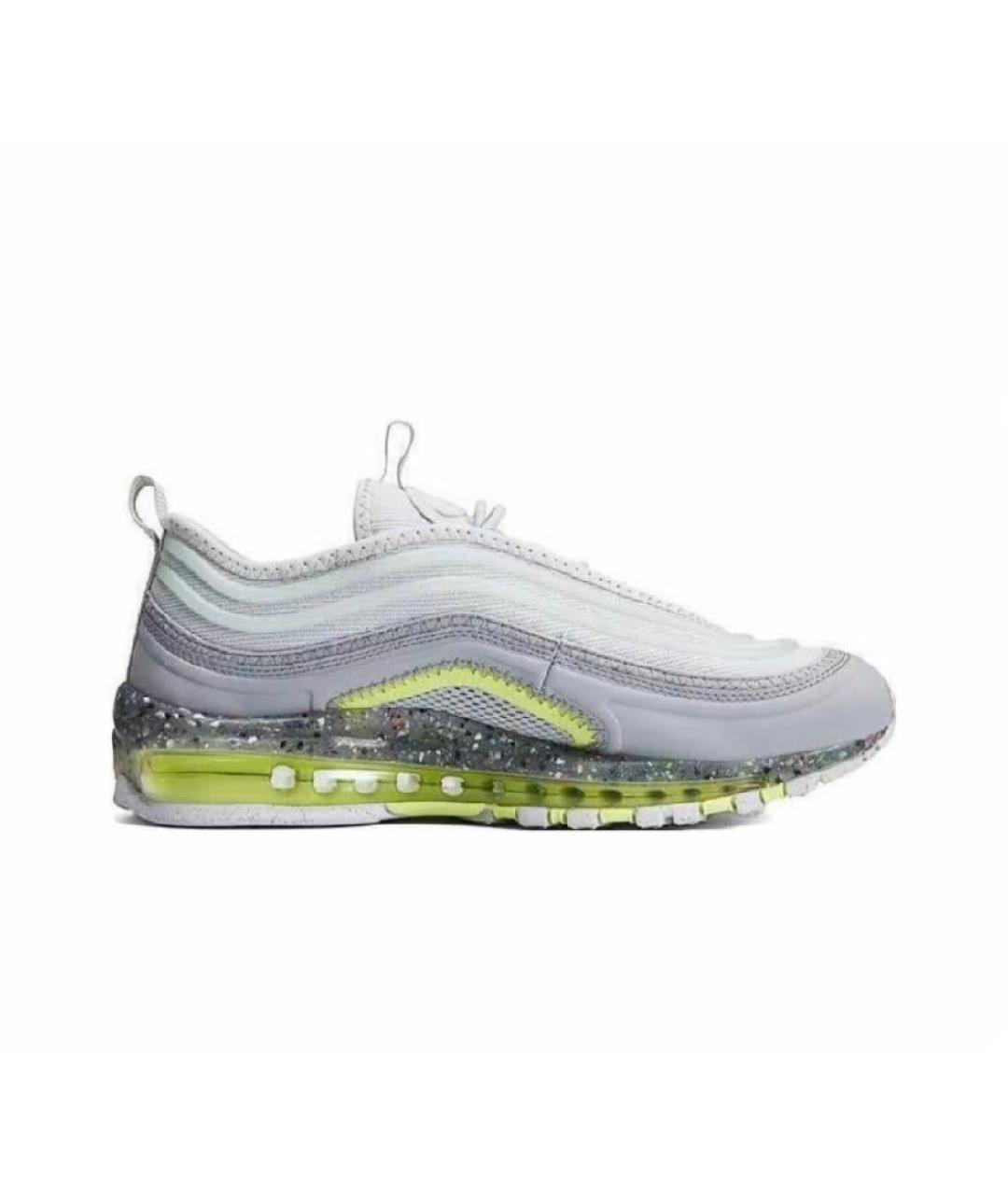 NIKE Серые синтетические низкие кроссовки / кеды, фото 1