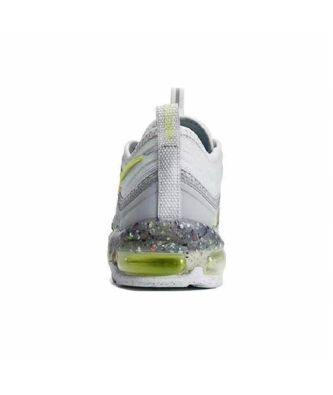 NIKE Серые синтетические низкие кроссовки / кеды, фото 4