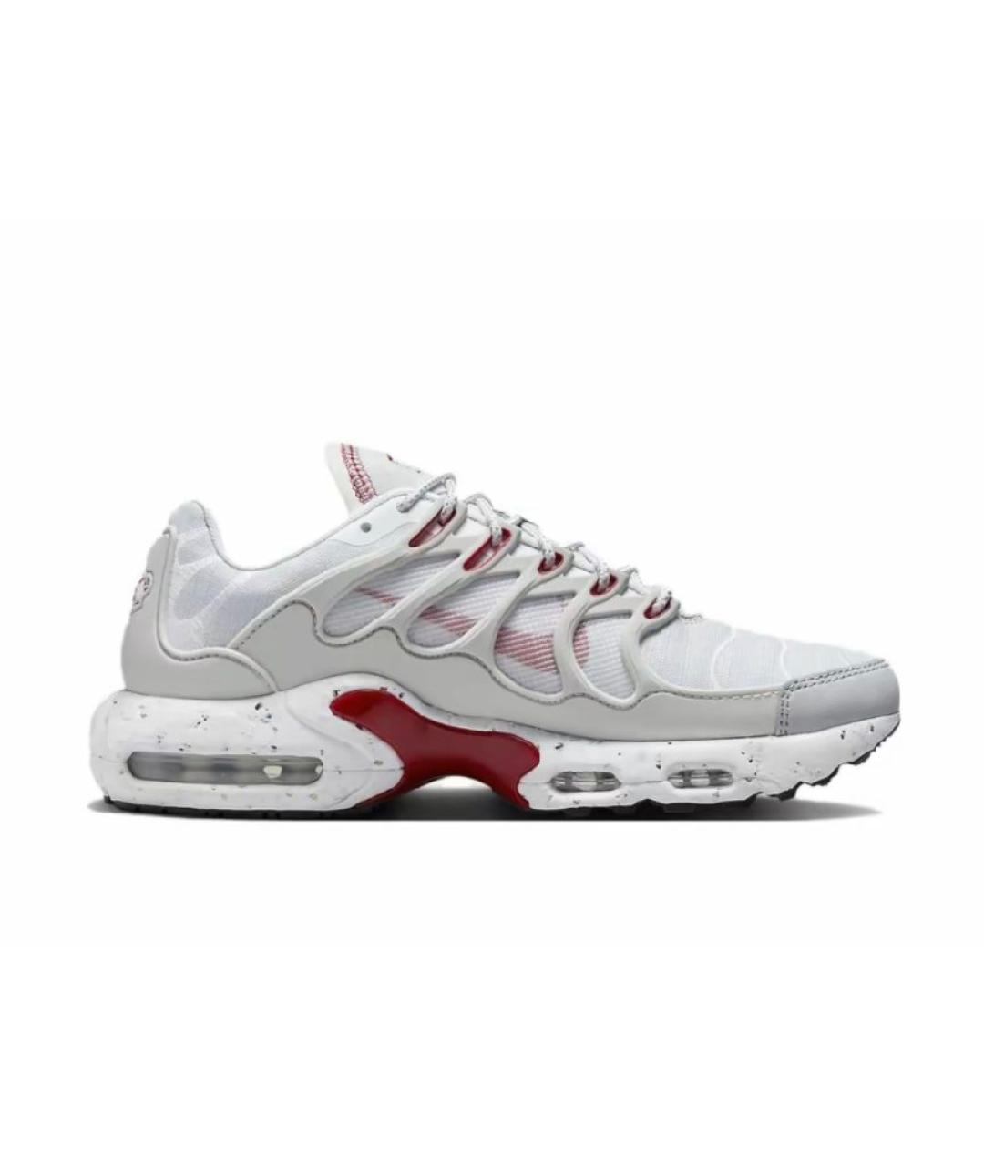 NIKE Серые синтетические низкие кроссовки / кеды, фото 1