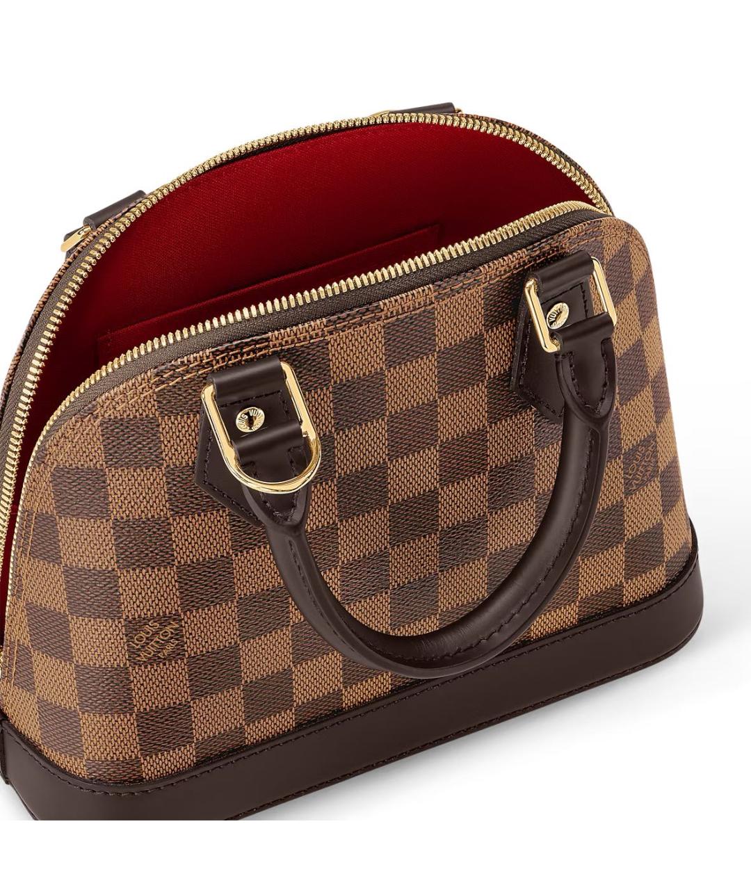LOUIS VUITTON Коричневая сумка с короткими ручками, фото 2