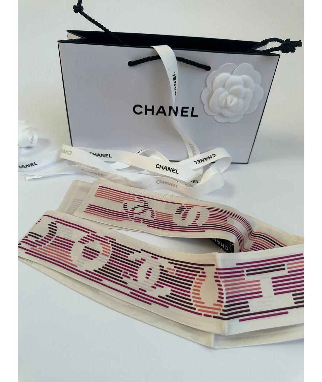 CHANEL Мульти шелковый платок, фото 4
