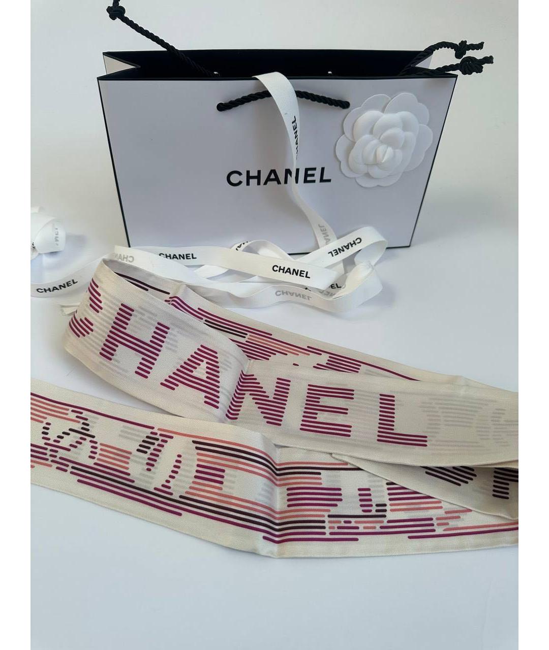 CHANEL Мульти шелковый платок, фото 5