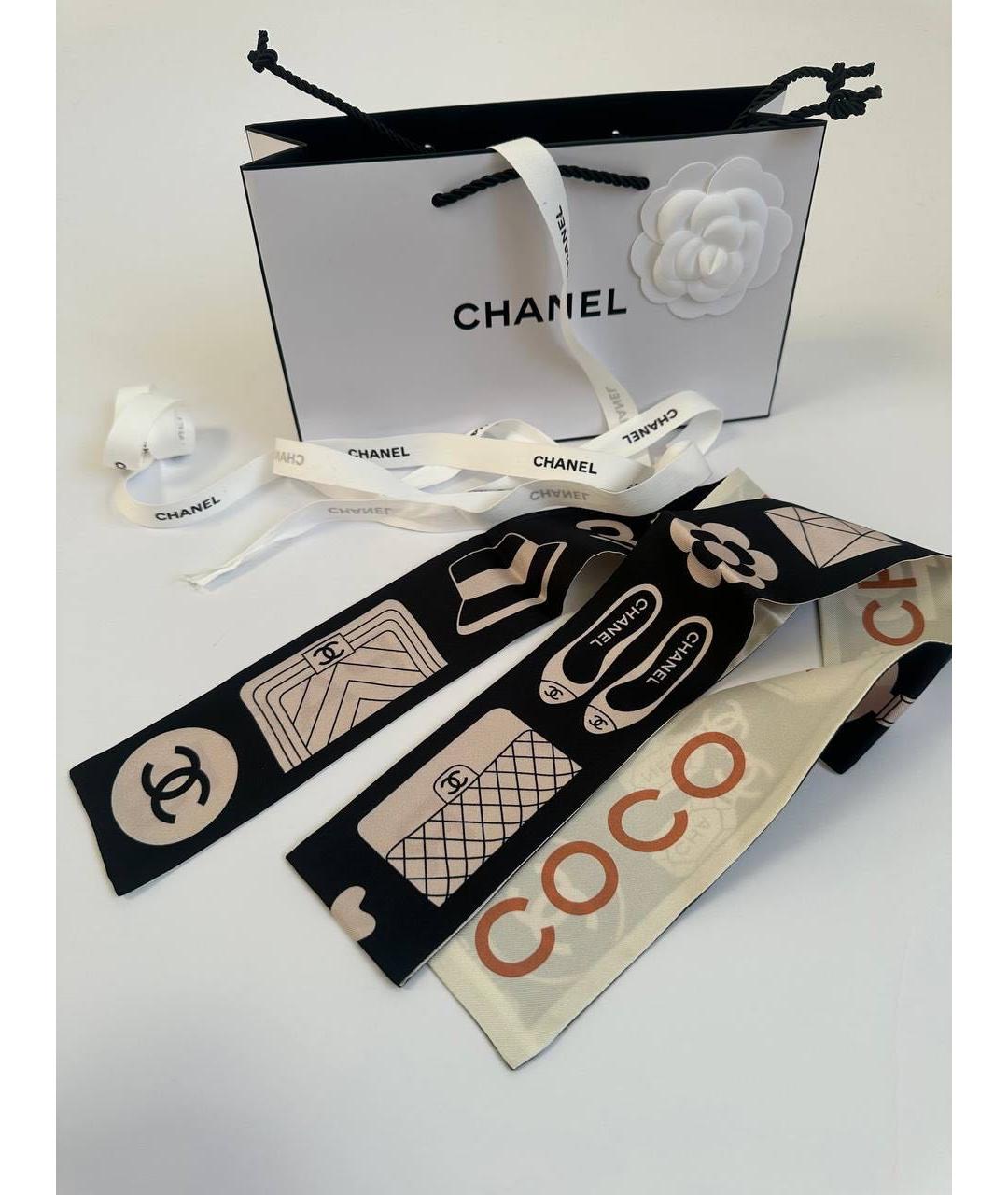 CHANEL Мульти шелковый платок, фото 3