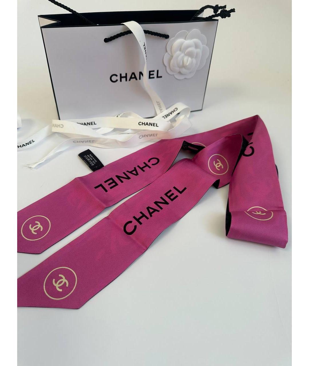 CHANEL Мульти шелковый платок, фото 5