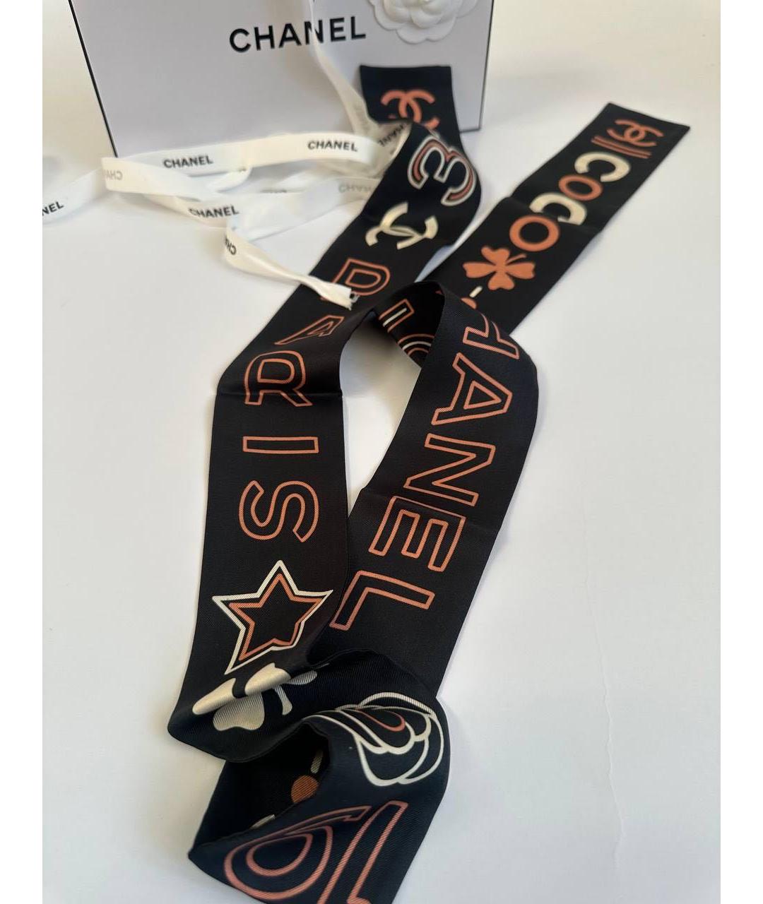 CHANEL Мульти шелковый платок, фото 4