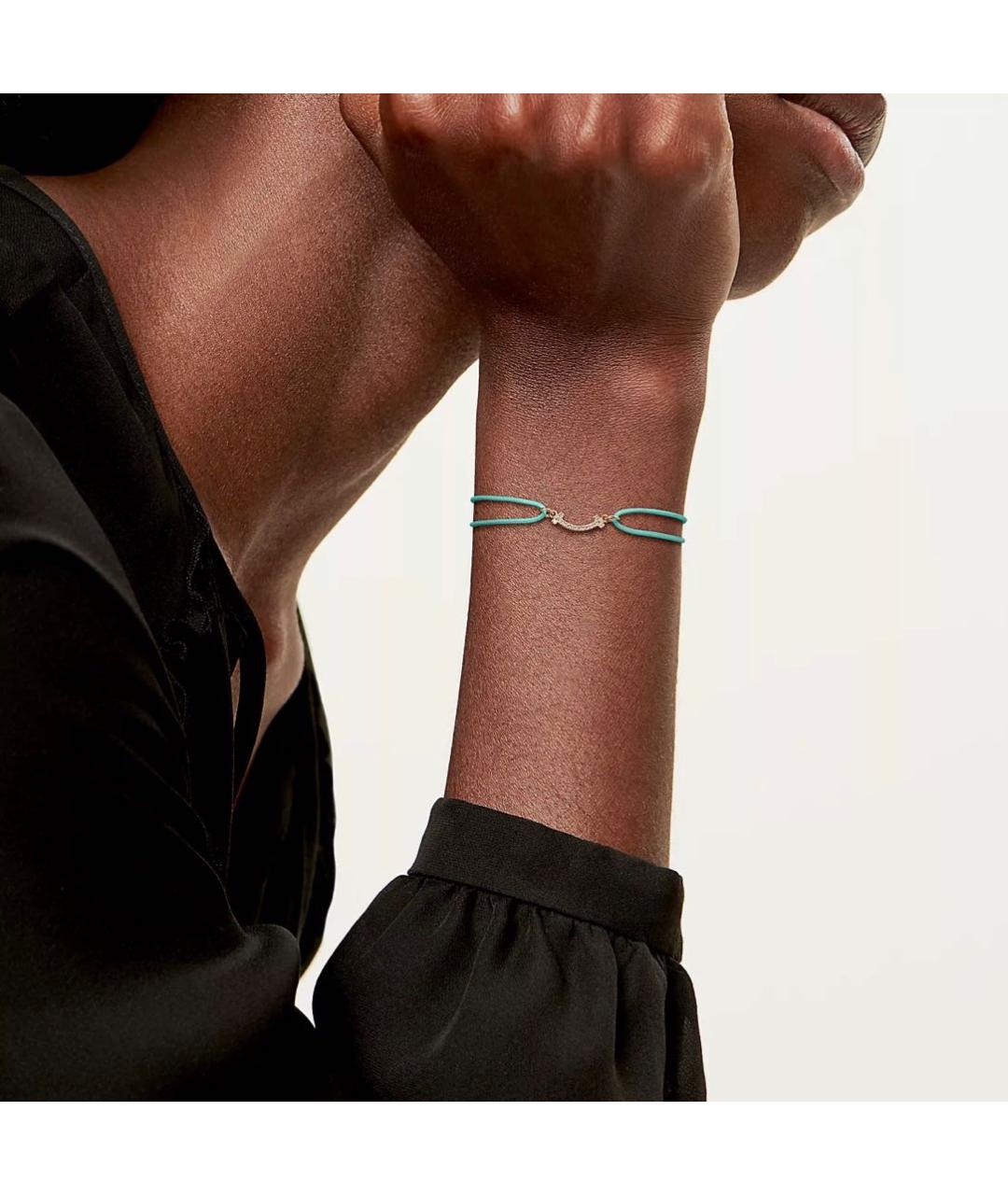 TIFFANY&CO Бирюзовый браслет из желтого золота, фото 3