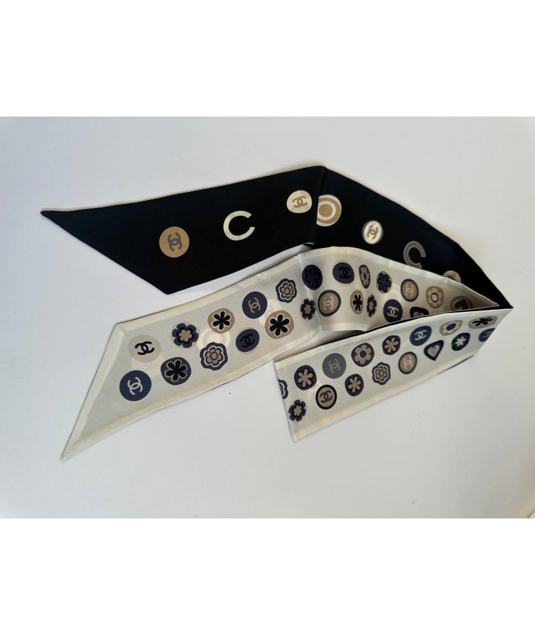 CHANEL Мульти шелковый платок, фото 5