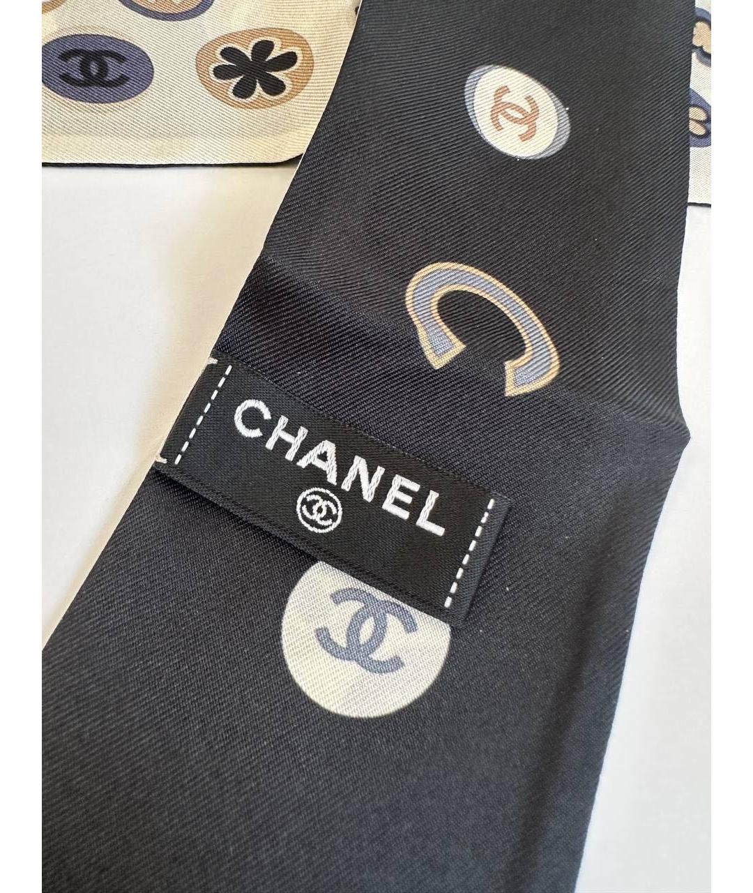 CHANEL Мульти шелковый платок, фото 3