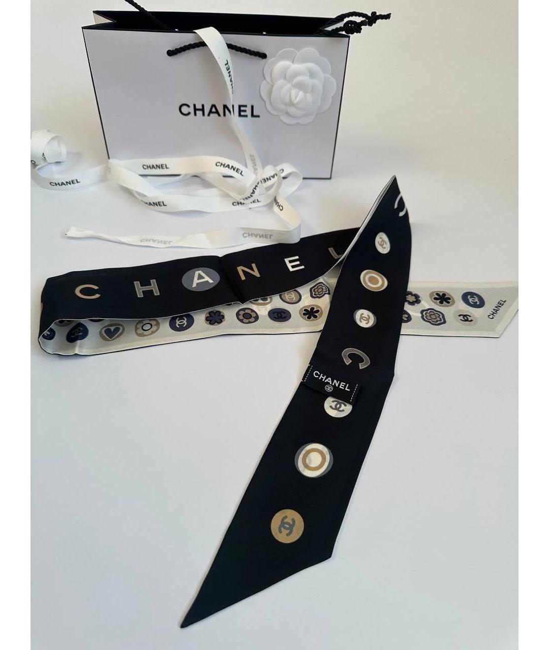 CHANEL Мульти шелковый платок, фото 2