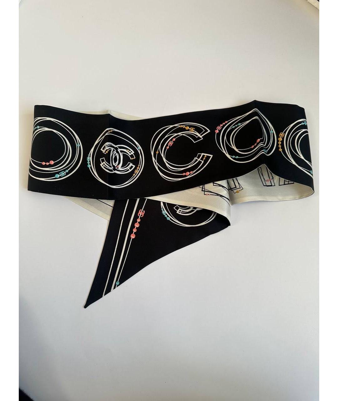 CHANEL Мульти шелковый платок, фото 9