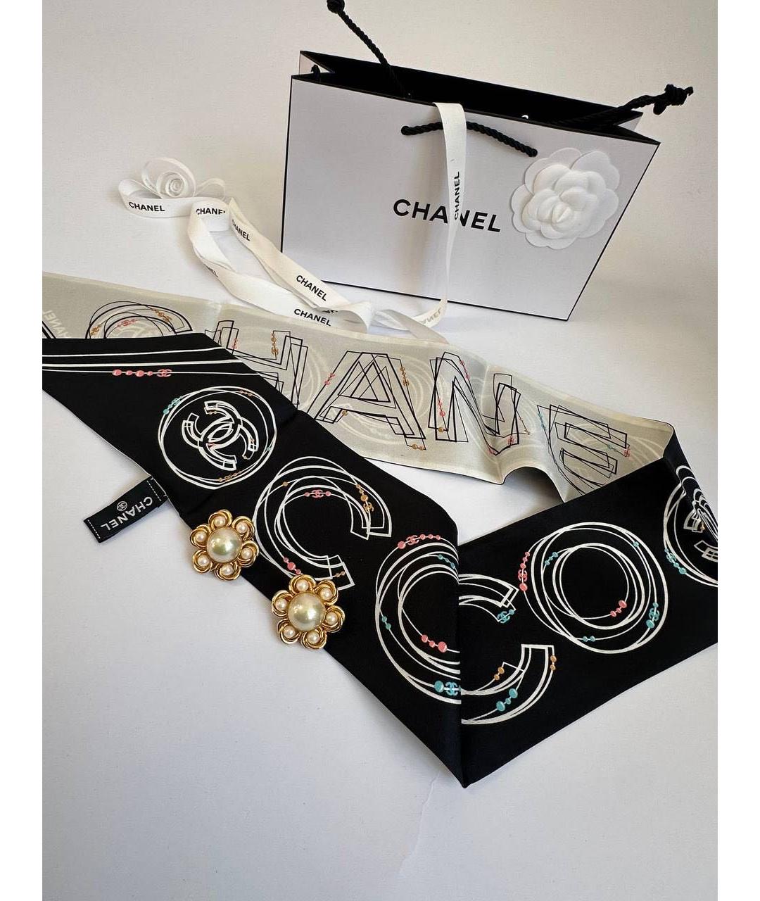 CHANEL Мульти шелковый платок, фото 6