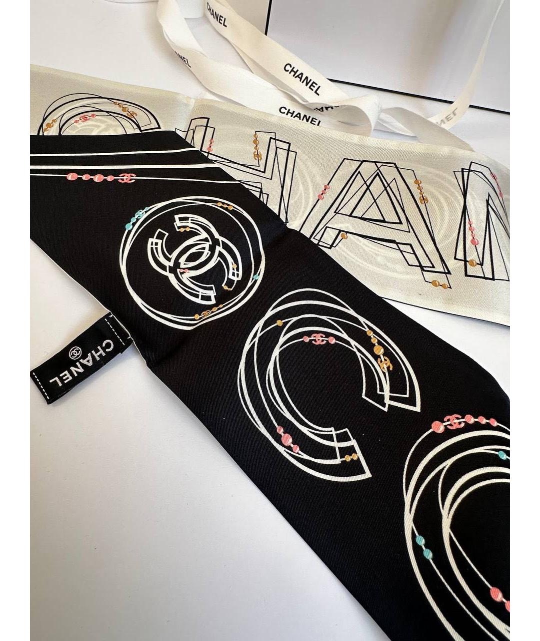 CHANEL Мульти шелковый платок, фото 7