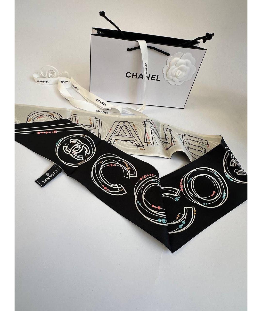 CHANEL Мульти шелковый платок, фото 8
