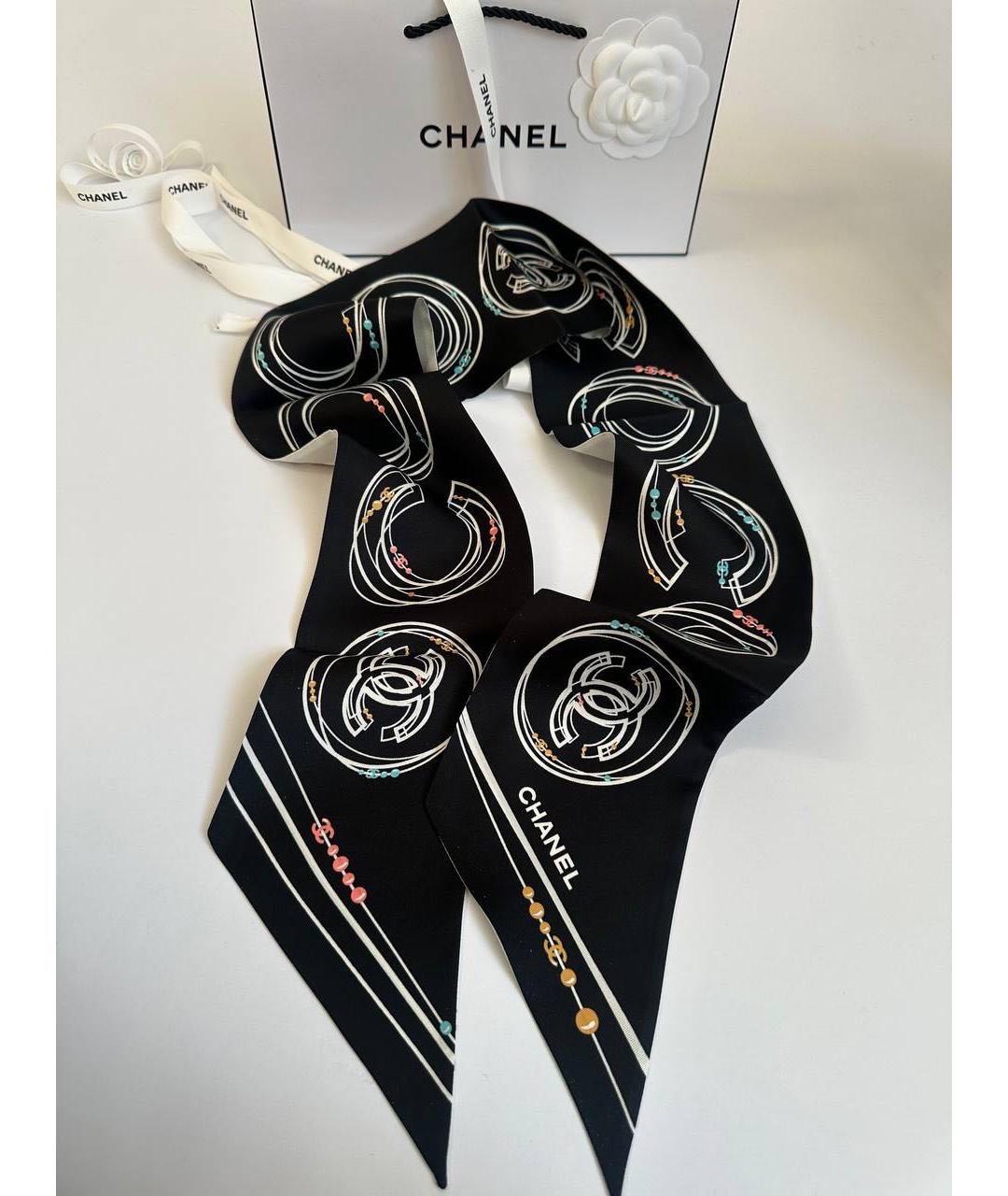 CHANEL Мульти шелковый платок, фото 2