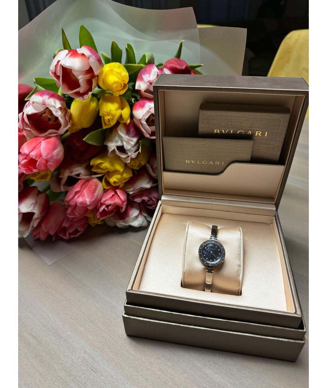 BVLGARI Серебряные часы, фото 2