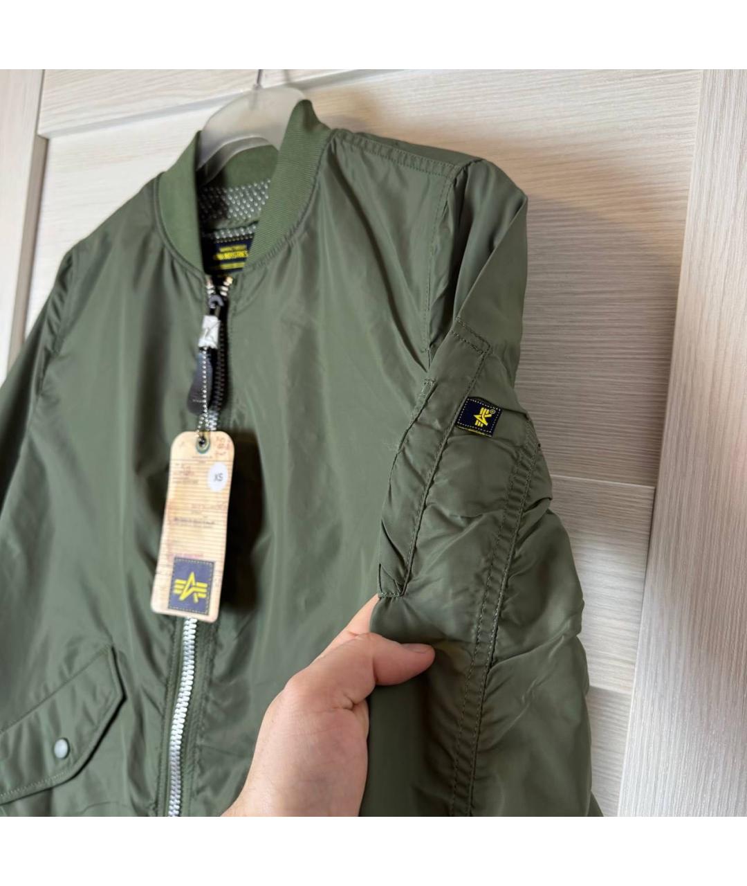 ALPHA INDUSTRIES Хаки куртка, фото 3