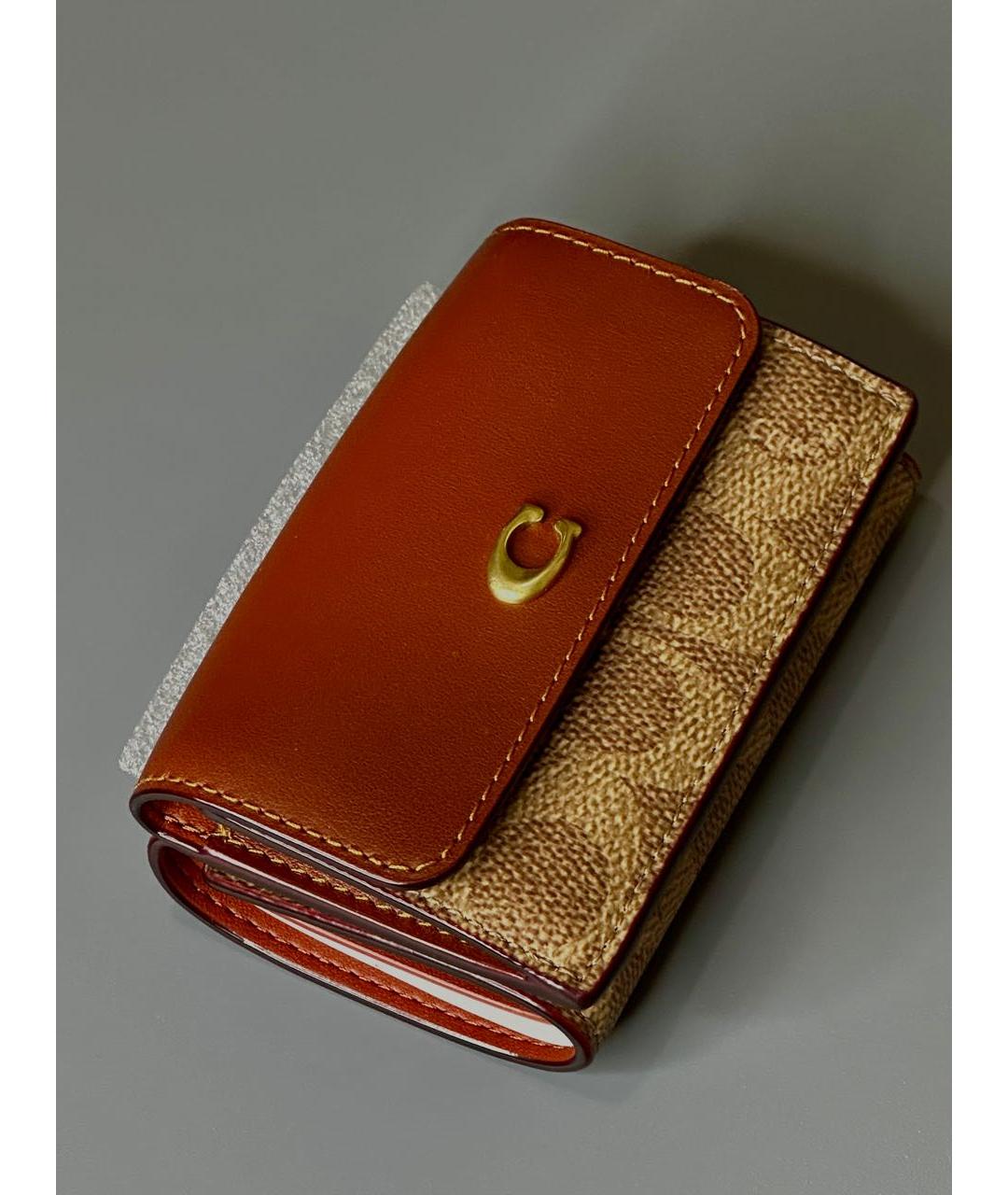 COACH Кожаный кошелек, фото 6