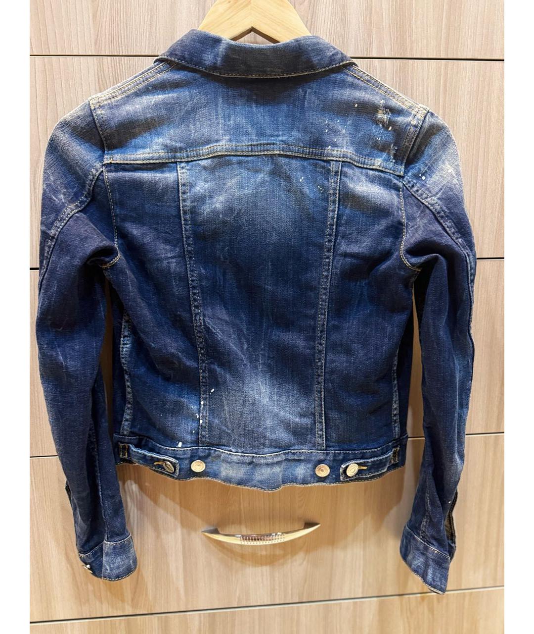 DSQUARED2 Синяя деним куртка, фото 2
