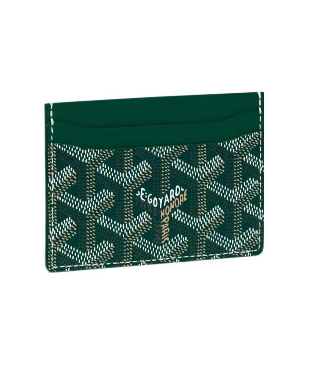GOYARD Зеленый кардхолдер, фото 1