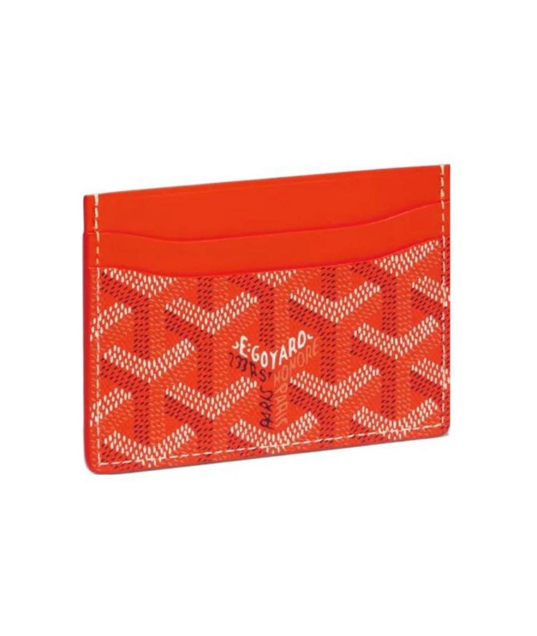 GOYARD Оранжевый кардхолдер, фото 1