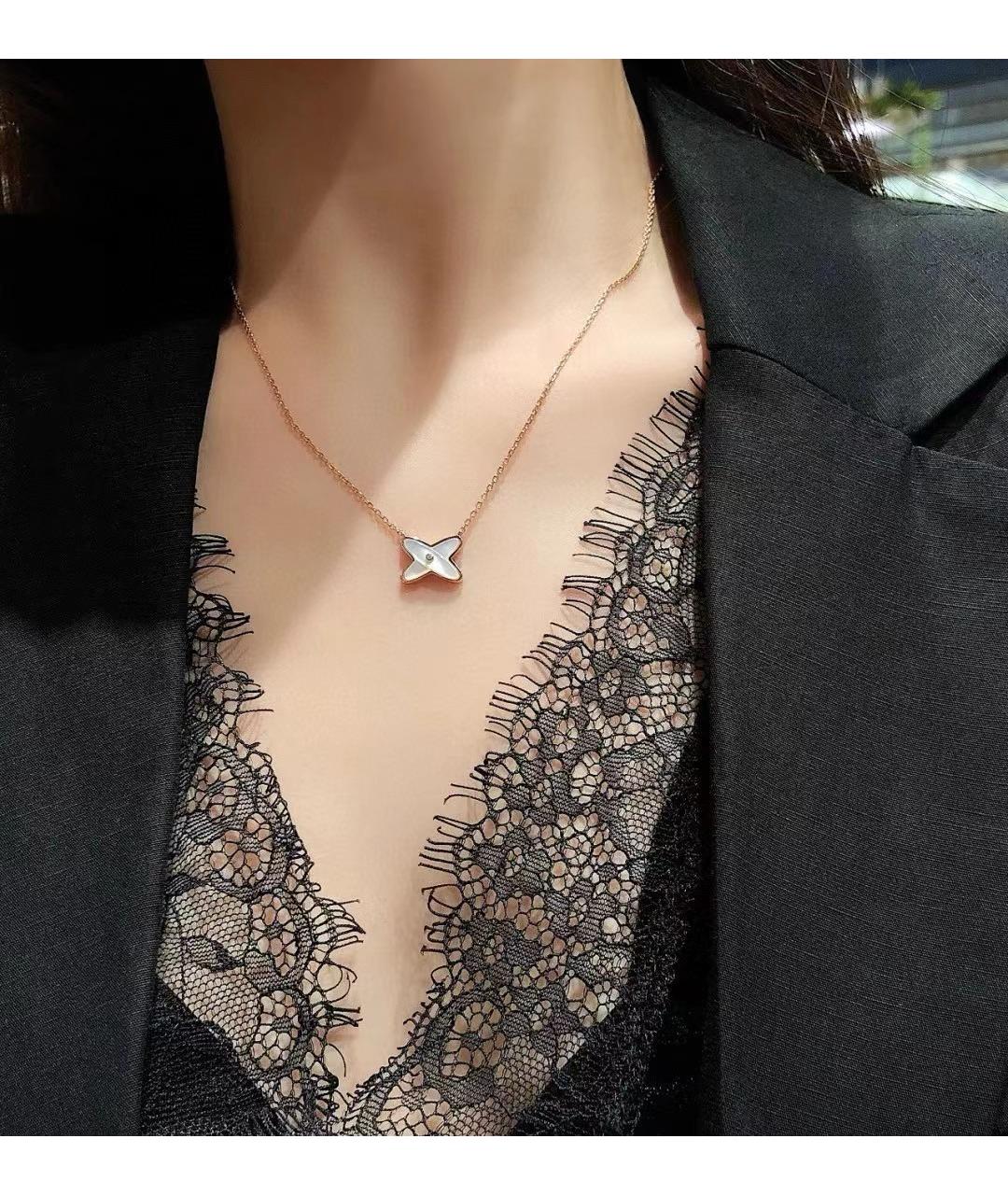 CHAUMET Белая подвеска из розового золота, фото 5