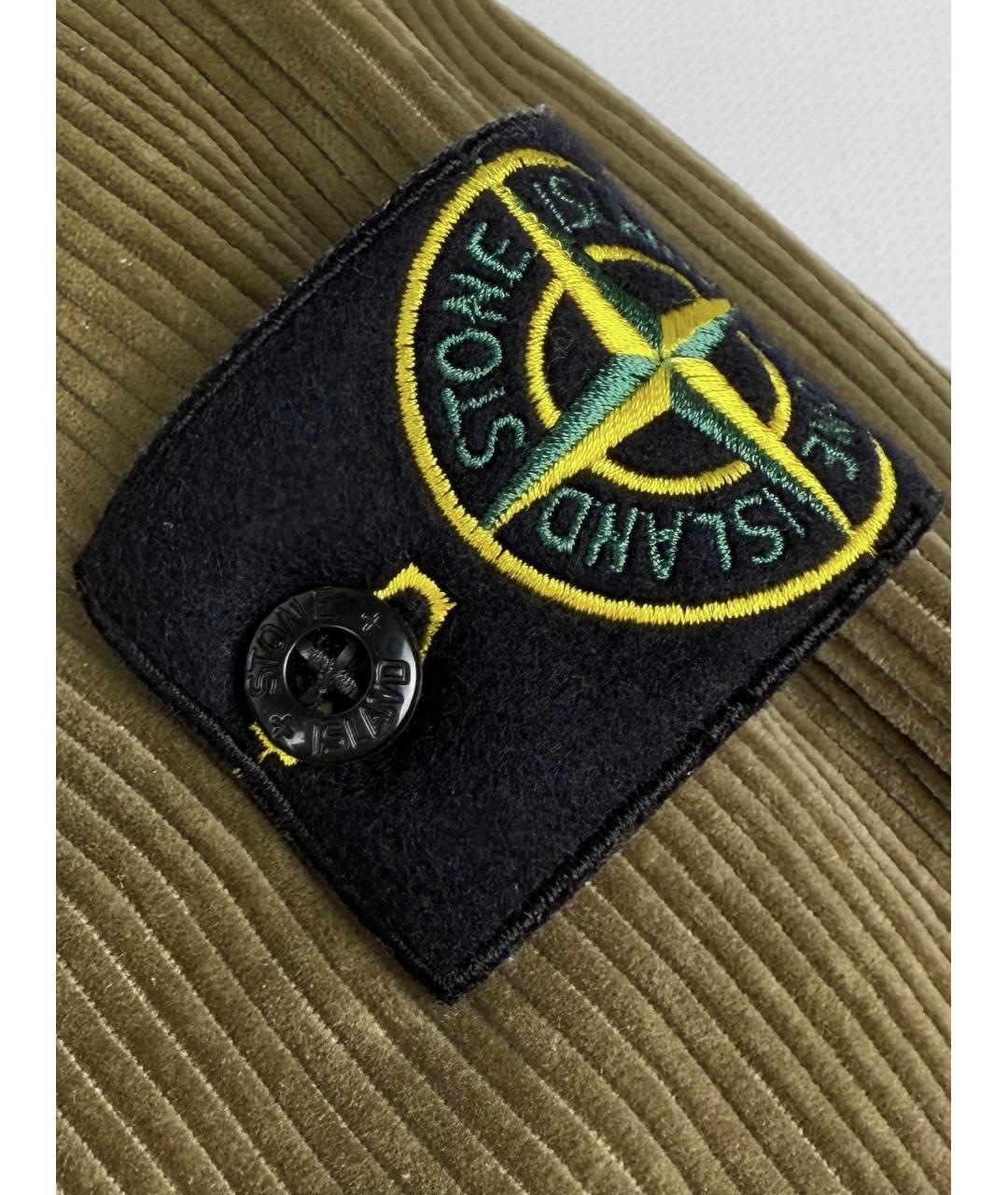 STONE ISLAND Коричневая хлопковая куртка, фото 7