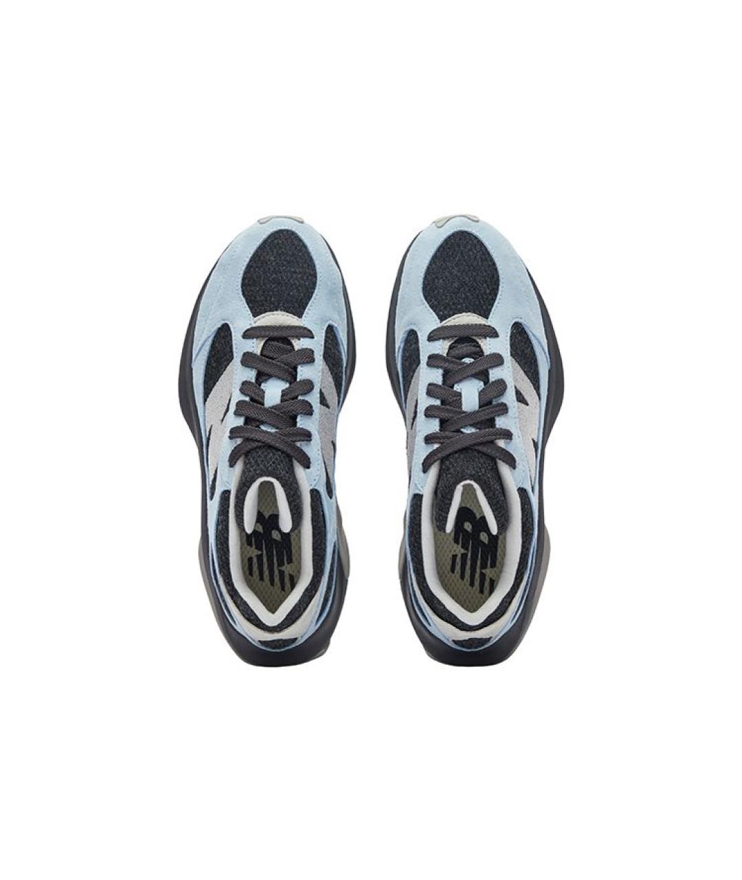 NEW BALANCE Голубые замшевые высокие кроссовки / кеды, фото 2