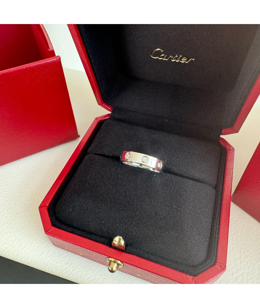 CARTIER Серебряное кольцо из белого золота, фото 3