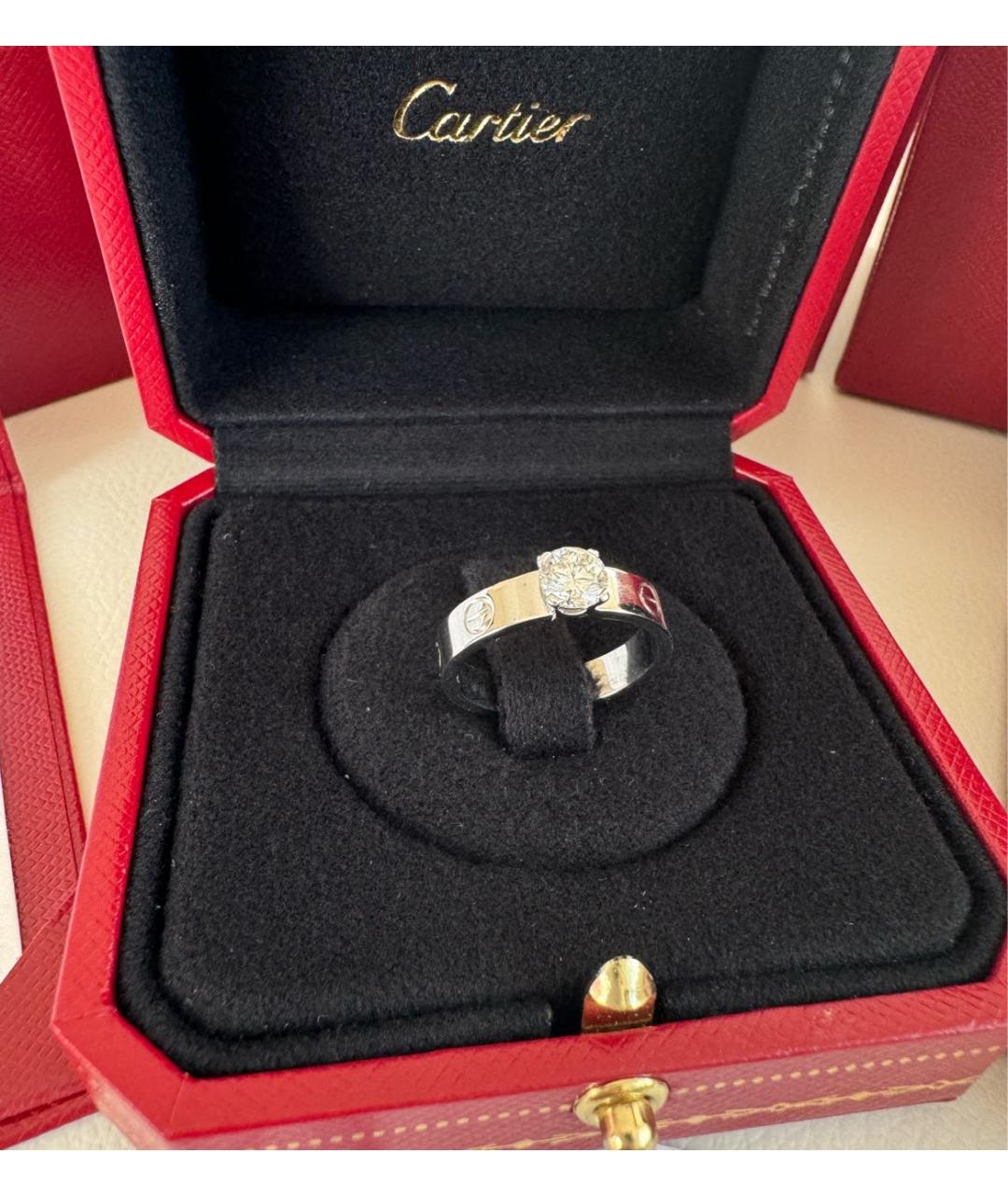 CARTIER Серебряное кольцо из белого золота, фото 2