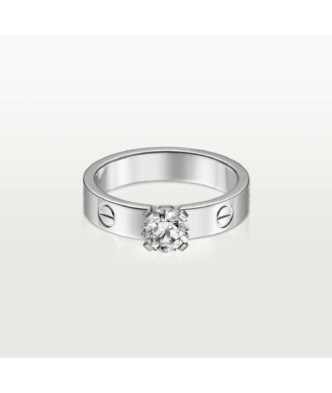CARTIER Серебряное кольцо из белого золота, фото 9