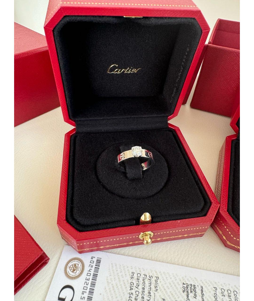 CARTIER Серебряное кольцо из белого золота, фото 3