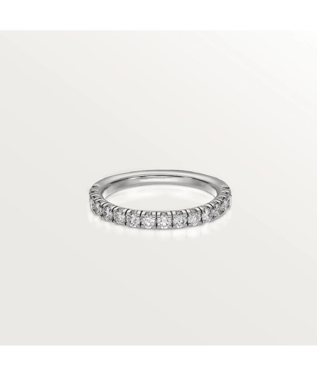 CARTIER Серебряное платиновое кольцо, фото 9