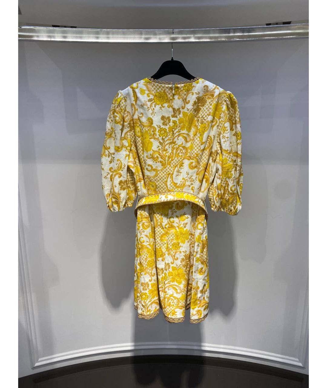 ZIMMERMANN Желтое повседневное платье, фото 3