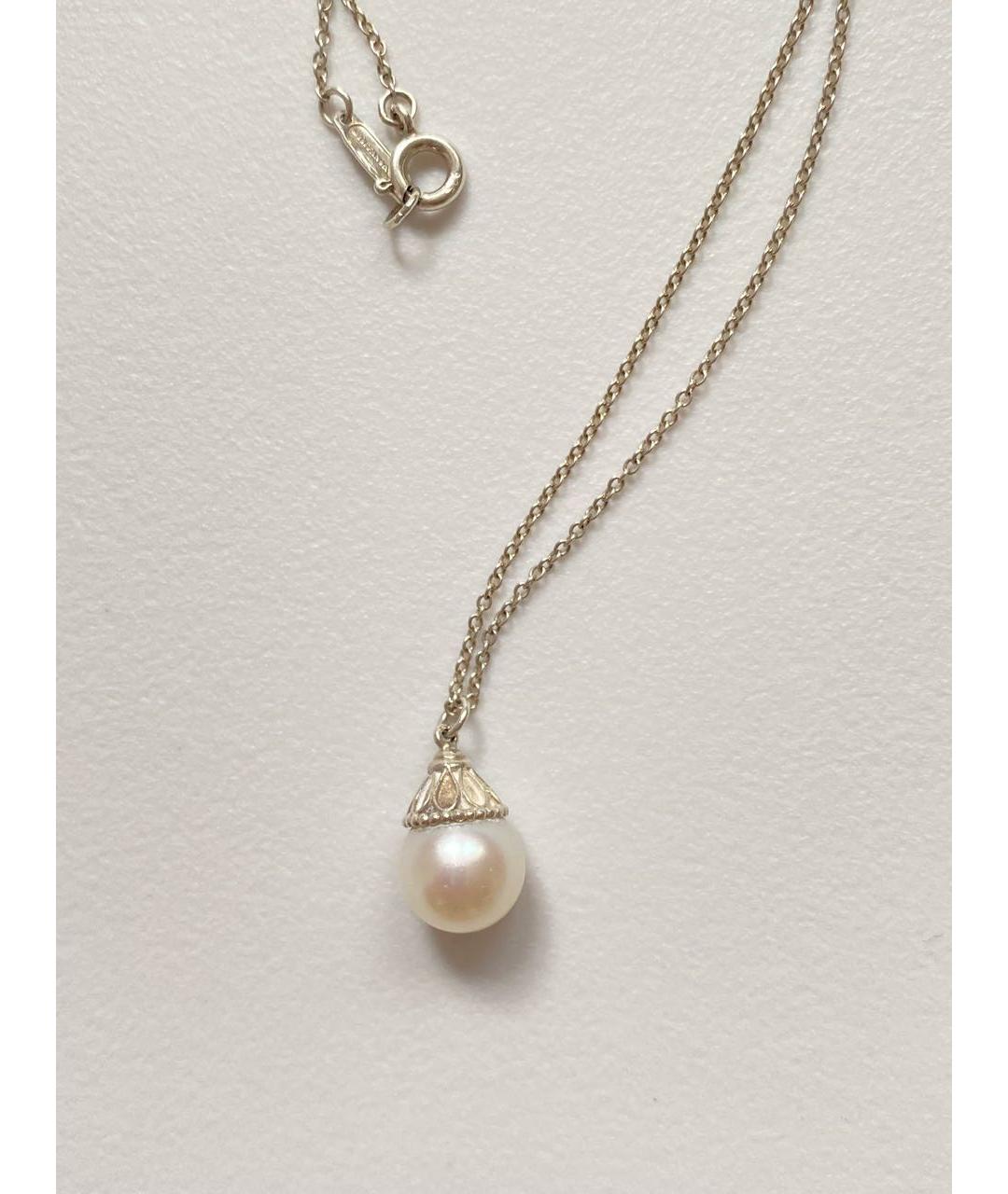 TIFFANY&CO Серебряное жемчужное колье, фото 3