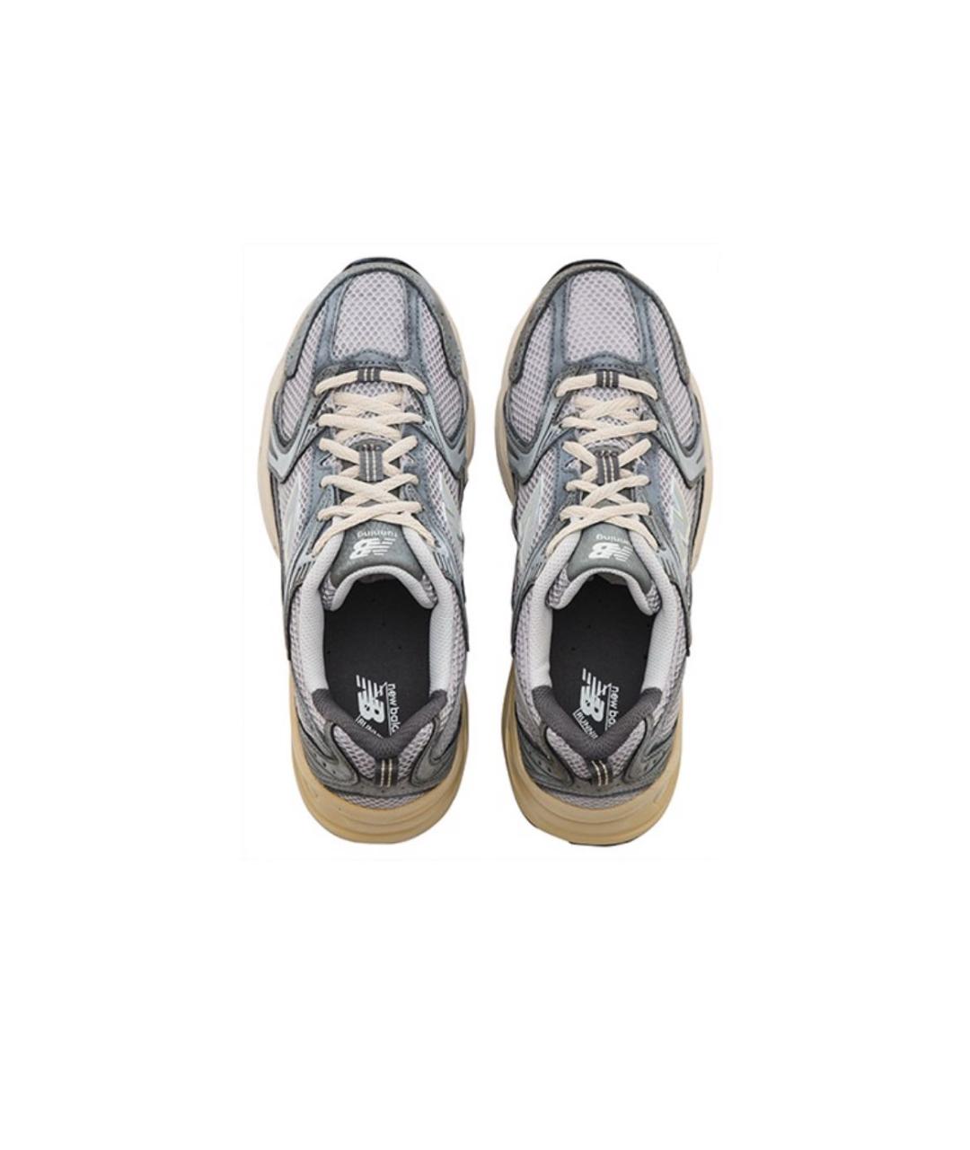 NEW BALANCE Серые низкие кроссовки / кеды, фото 3