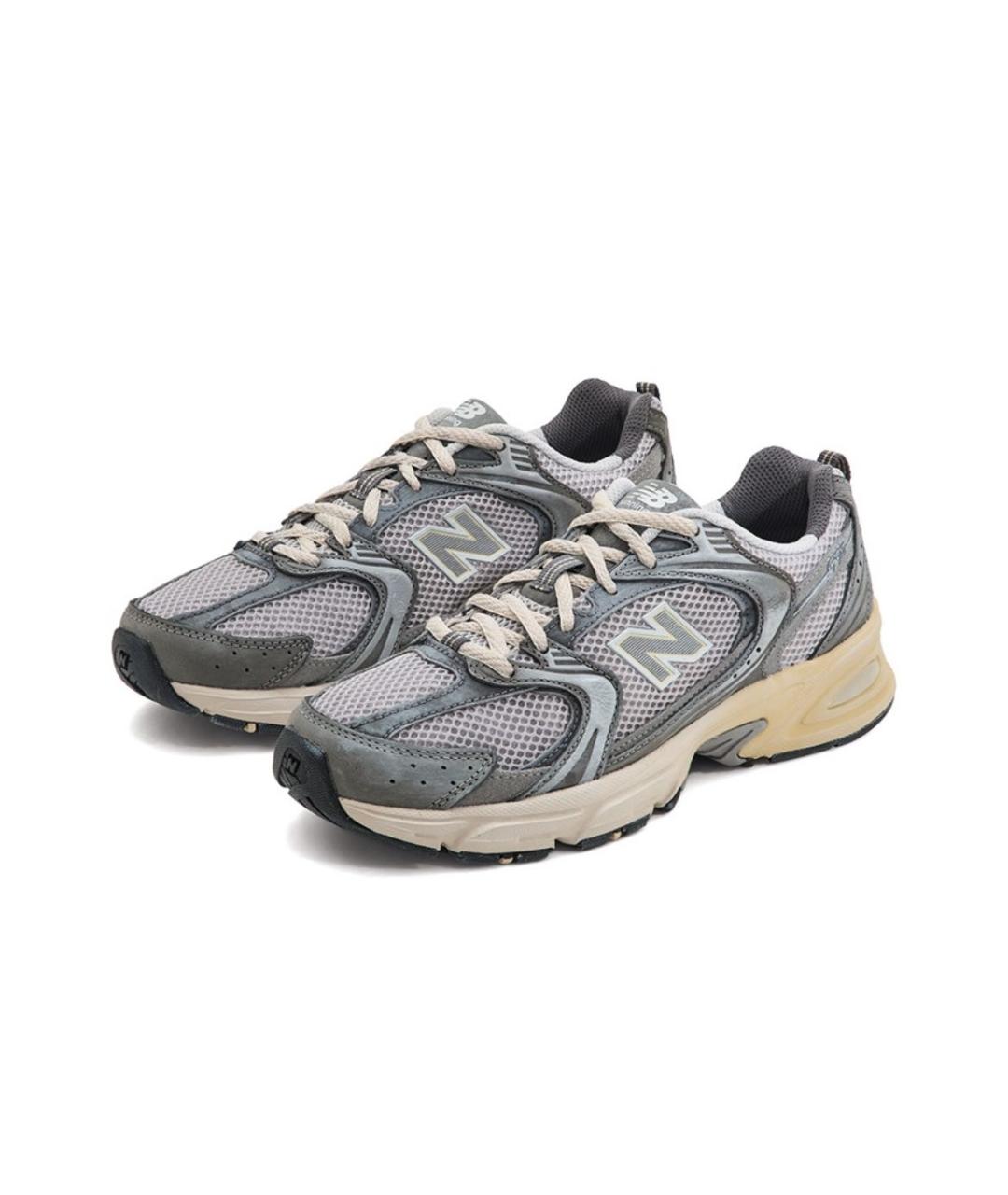 NEW BALANCE Серые низкие кроссовки / кеды, фото 2