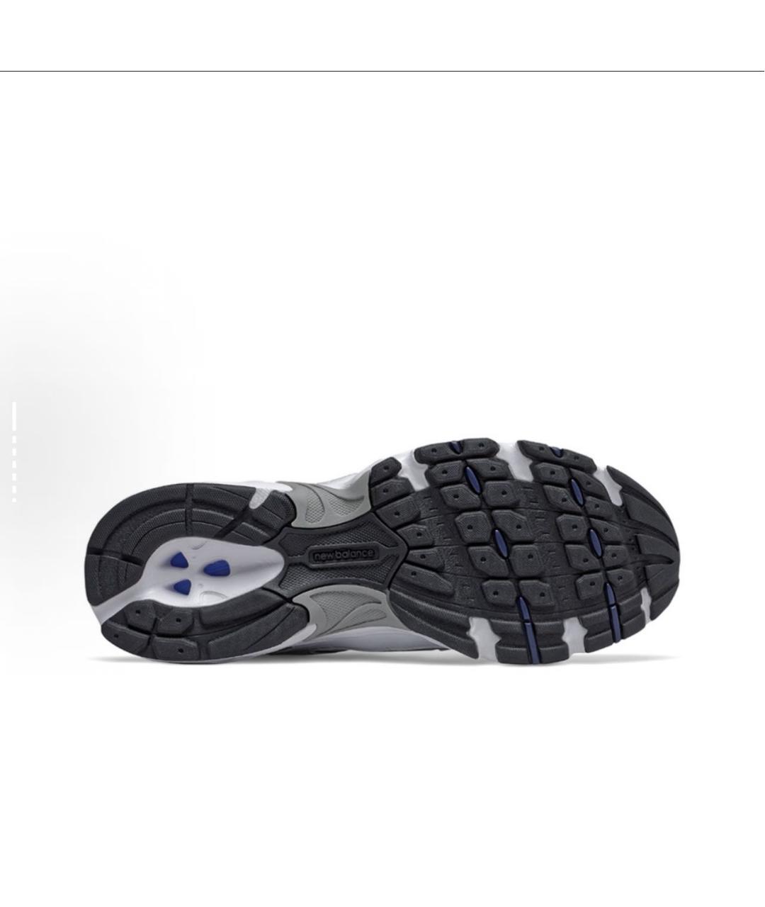 NEW BALANCE Белые синтетические лодочки на низком каблуке, фото 4