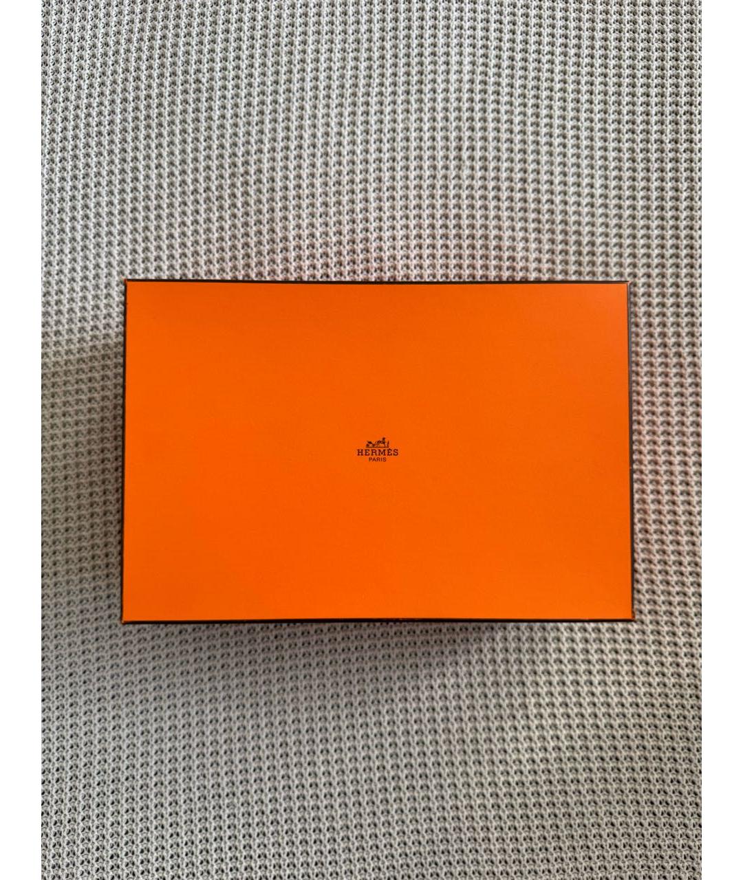 HERMES Черные кожаные лоферы, фото 6
