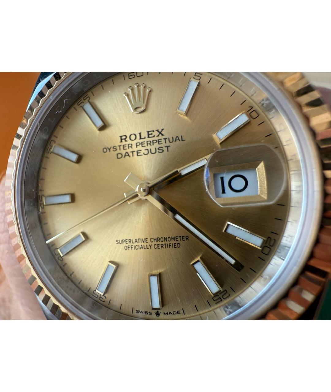 ROLEX Золотые часы, фото 5