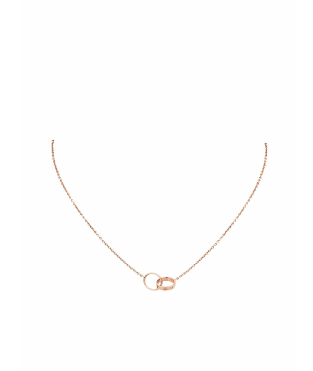 CARTIER Золотая подвеска из розового золота, фото 1
