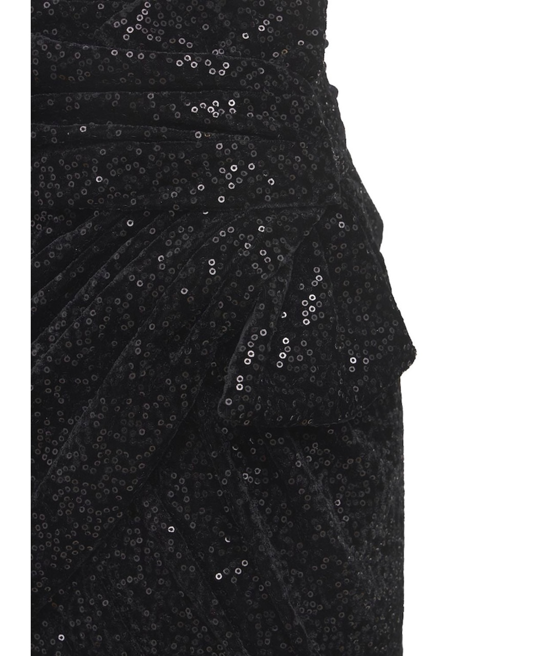SAINT LAURENT Черная полиэстеровая юбка мини, фото 4