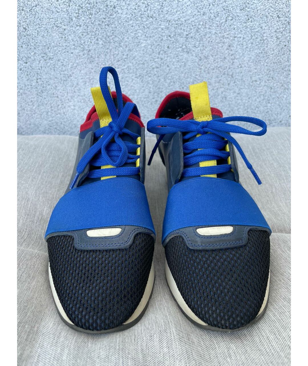 BALENCIAGA Синие текстильные кроссовки, фото 2