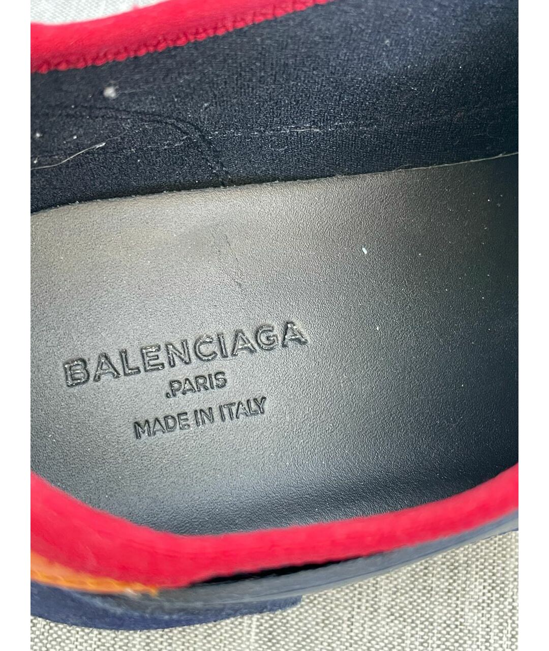 BALENCIAGA Синие текстильные кроссовки, фото 6