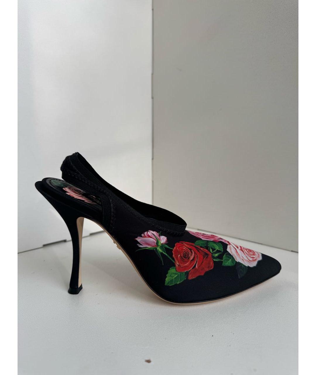 DOLCE&GABBANA Мульти текстильные туфли, фото 9
