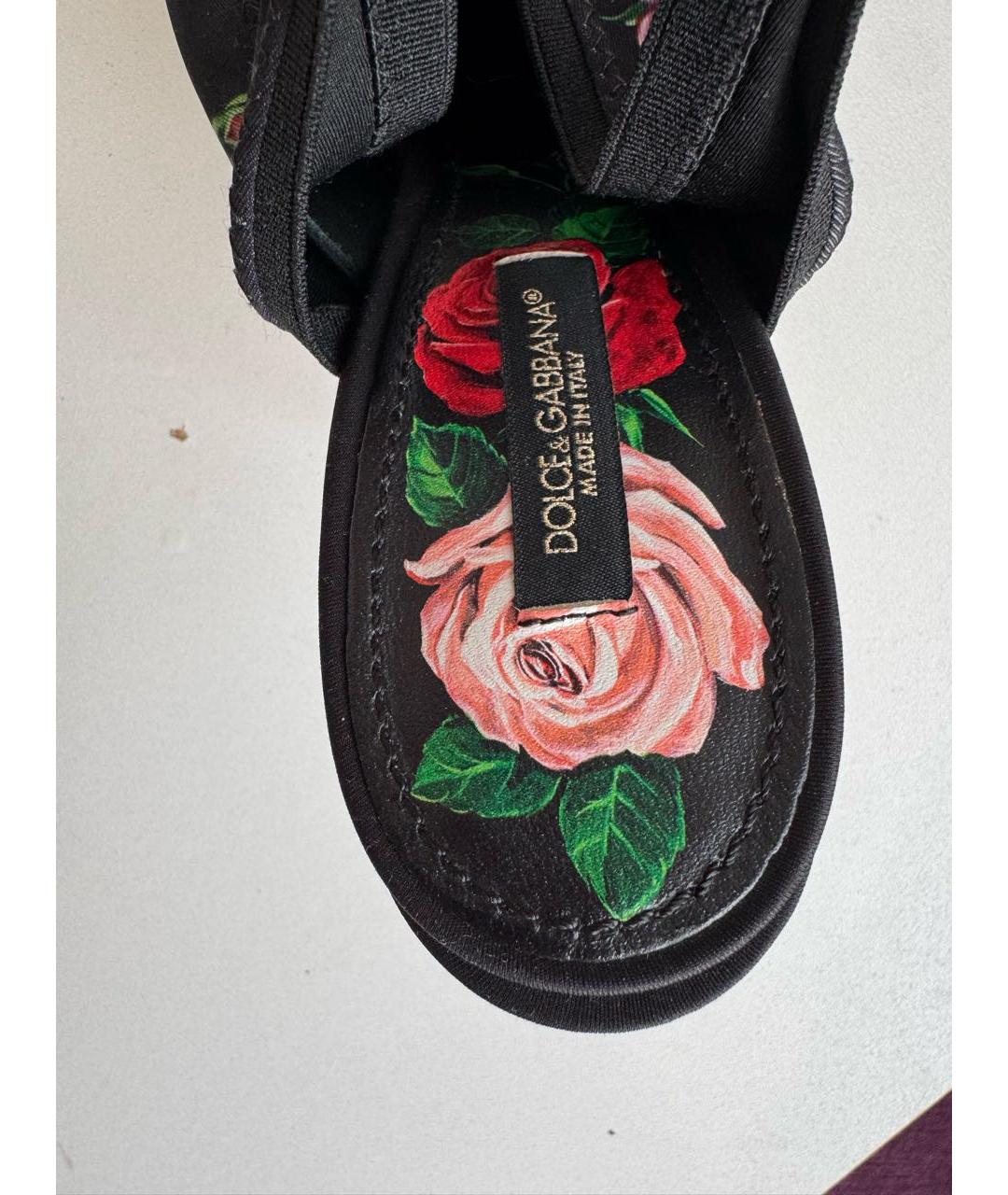 DOLCE&GABBANA Мульти текстильные туфли, фото 8