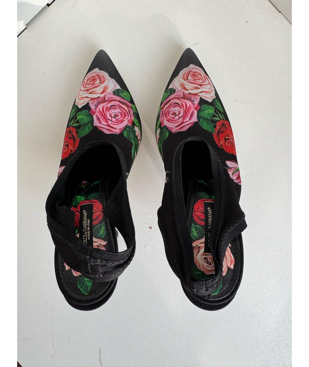 DOLCE&GABBANA Мульти текстильные туфли, фото 3