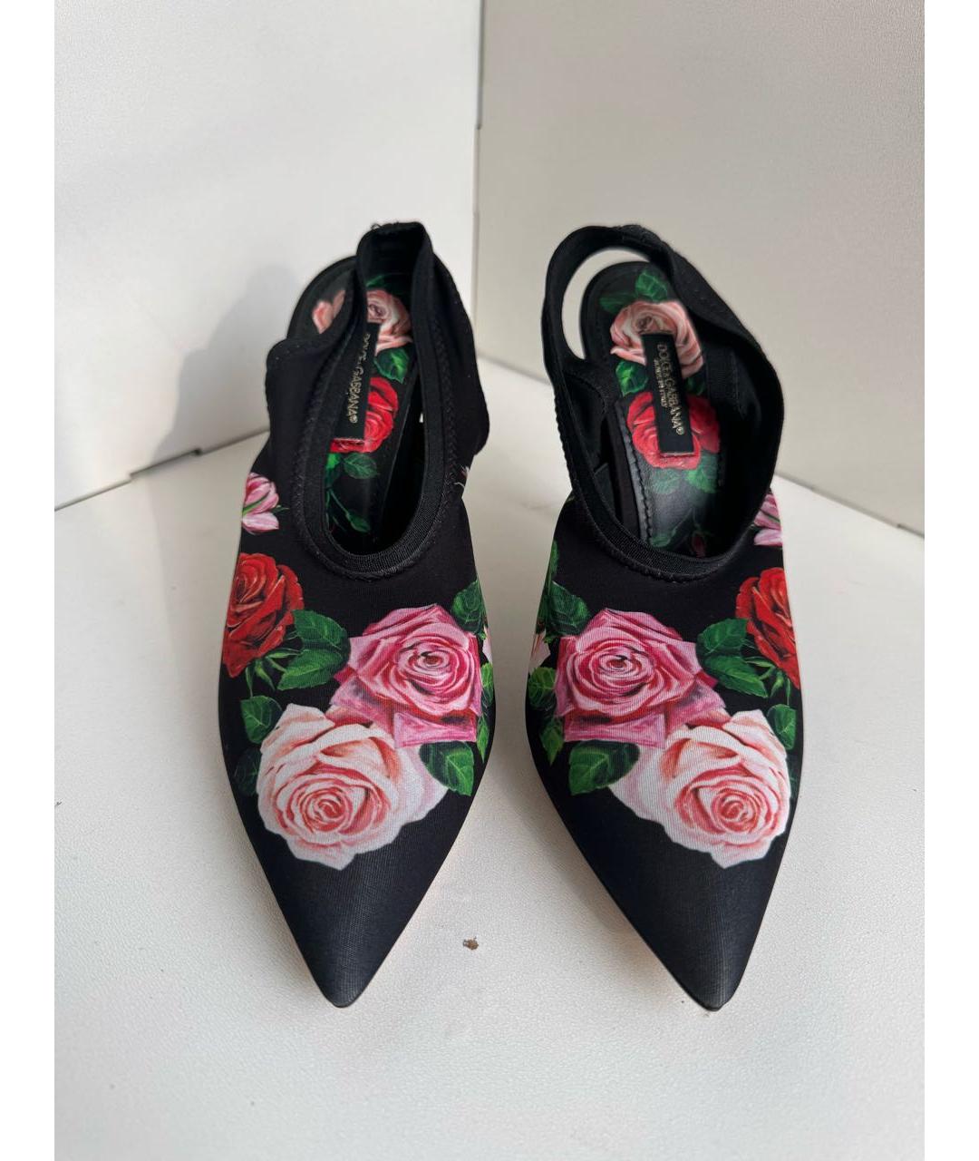 DOLCE&GABBANA Мульти текстильные туфли, фото 2