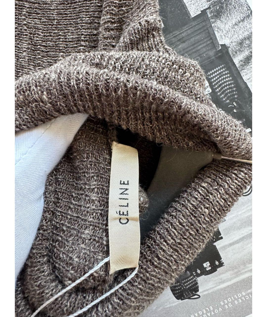 CELINE Коричневая водолазка, фото 3
